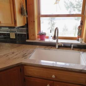 Nine Mile Falls Kitchen Quartz Sink After 4